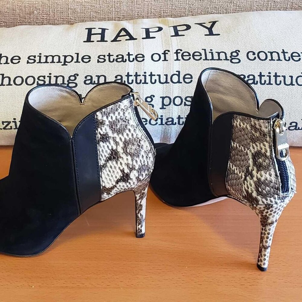 LOUISE ET CIE PEEP TOE BOOTS SIZE 9
